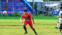 Ageng pemain PS HW Plajan saat berkompetisi di liga Askab PSSI Jepara
