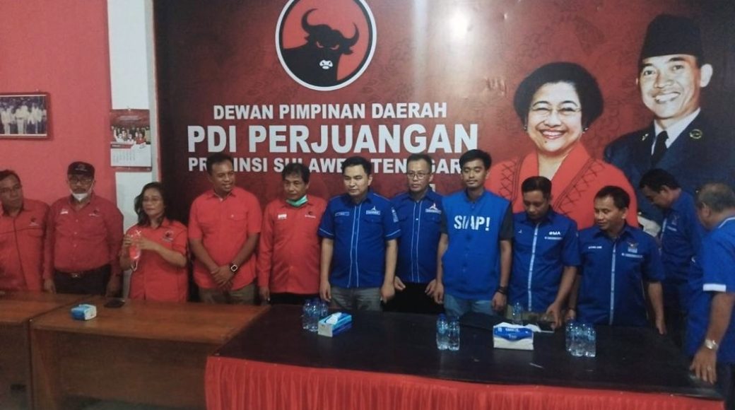 Demokrat dan PDIP Sultra sepakat Tolak Penundaan Pemilu 2024.