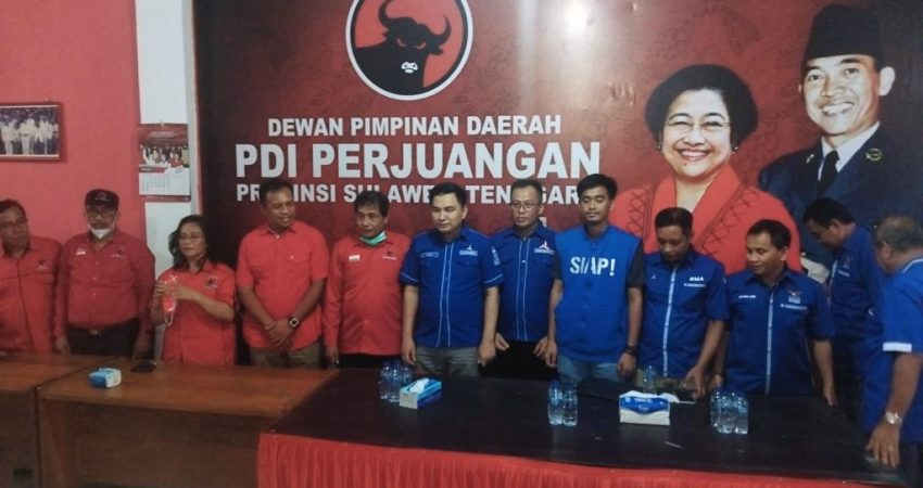 Demokrat dan PDIP Sultra sepakat Tolak Penundaan Pemilu 2024.