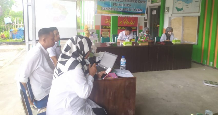 Maksimalisasi Peran, PKM Batalaiworu Gelar Refreshing Kader dan Kemitraan