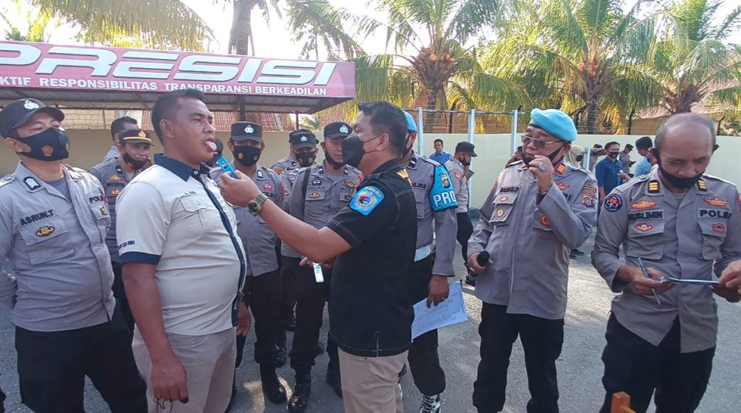 Belasan Personil Polres Konsel Terjaring Operasi Gaktiblin