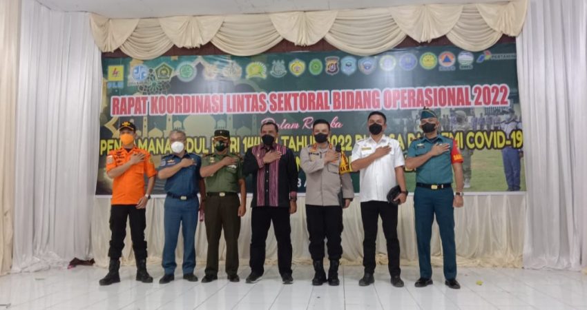 Antisipasi Arus Mudik 2022, Polres Baubau Bersama Pemkot Ikuti Rakor Lintas Sektoral