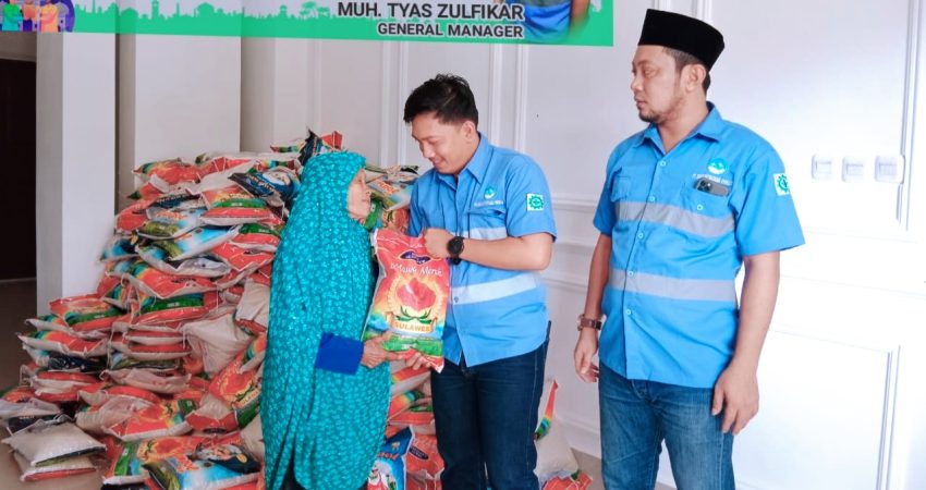 PT OPP Salurkan Bantuan Beras Pada Masyarakat 15 Kecamatan di Kolaka Utara