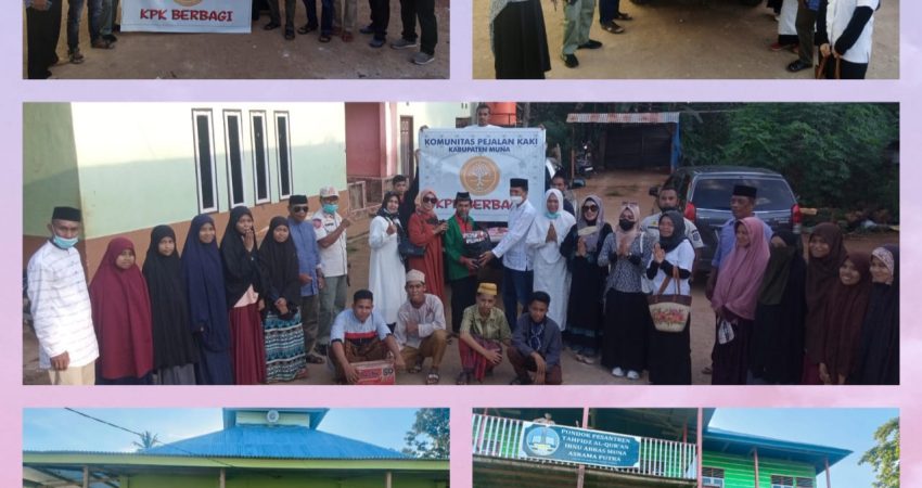 Berbagi Ramadhan, KPK Muna Sambangi Sejumlah Ponpes