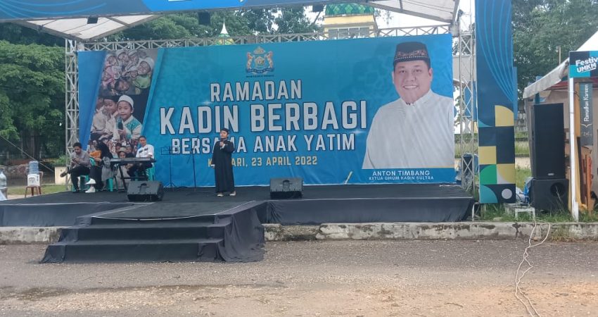 Momen Ramadan, Kadin Sultra Berbagi Bersama Anak Yatim