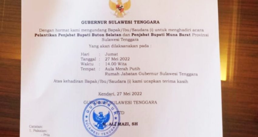 Berita Foto Pj Bupati Busel dan Mubar Dilantik