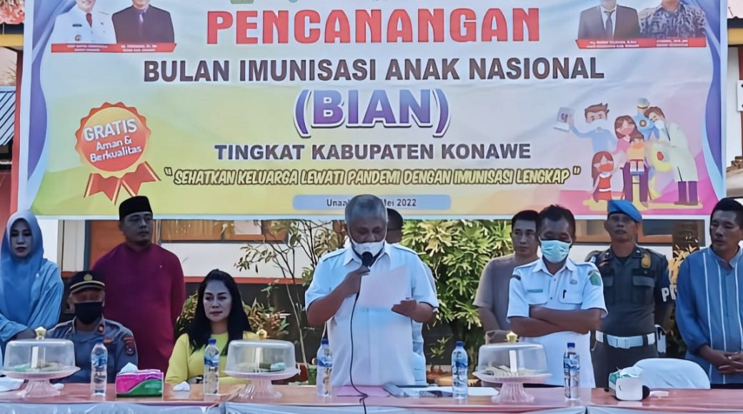Hadiri Pencanangan BIAN, Berikut Pesan Bupati Konawe