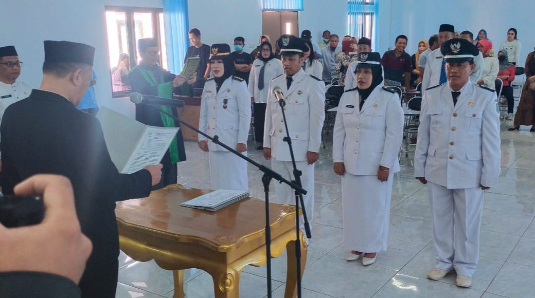 Delapan Pejabat Eselon lll dan lV di Lantik Sekda Konawe