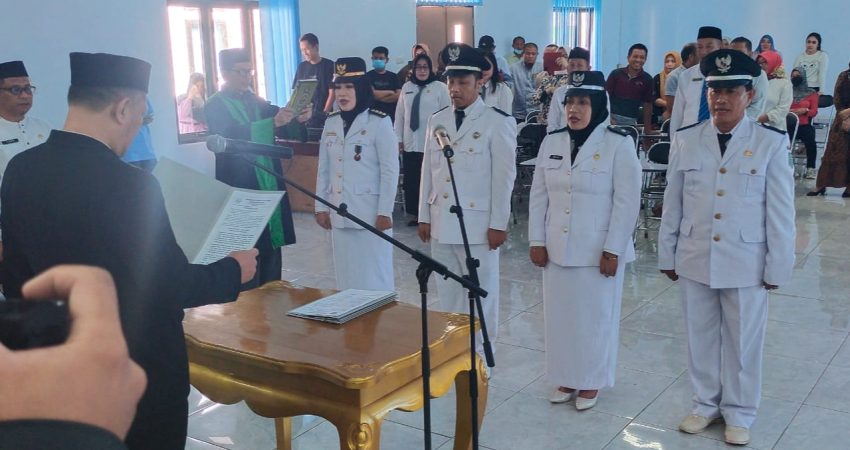 Delapan Pejabat Eselon lll dan lV di Lantik Sekda Konawe