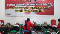 Sambut HUT Bhayangkara Ke-76, Polres Konsel Gelar Donor Darah