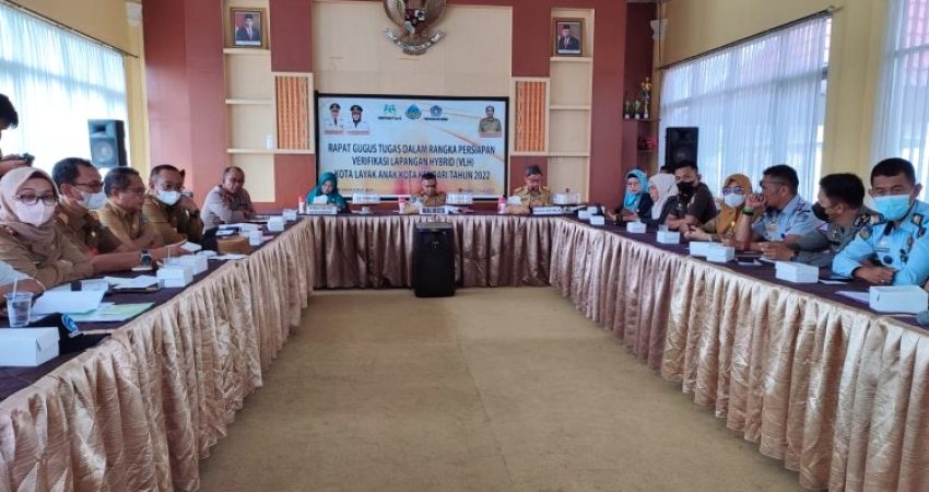 Pemkot Kendari Gelar Rapat Persiapan Penilaian Kota Layak Anak