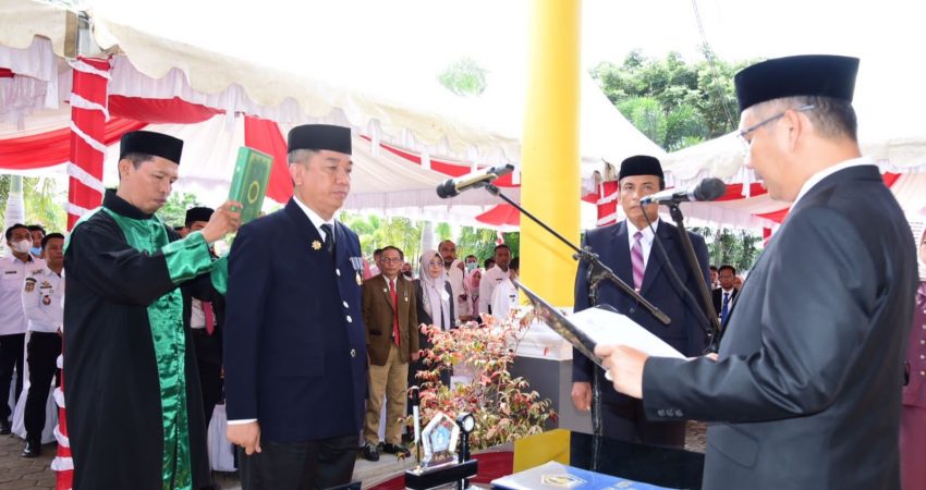 Sulkarnain Lantik Ridwansyah Taridala jadi Sekda Kota Kendari, Ini Harapan Wali Kota