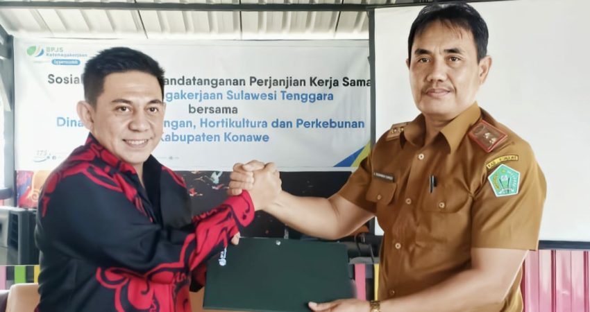 BPJS Ketenagakerjaan Sultra Gandeng Dinas TPHP Konawe Gelar Sosialisasi