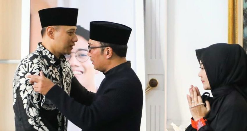 Takziah ke Rumah Ridwan Kamil, AHY Sampaikan Belasungkawa Untuk Eril