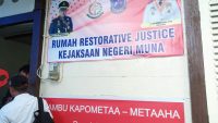 Kejari Muna Resmikan Rumah Restorasi Justice, Dua Kasus Berakhir Damai