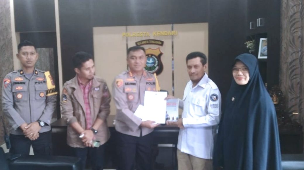 KPU dan Polresta Kendari Bersinergi Hadapi Pemilu
