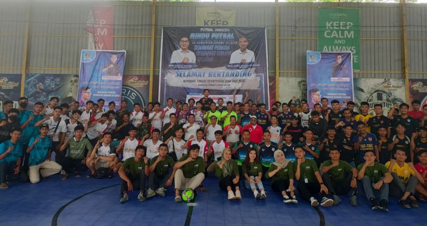 Rindu Futsal Resmi Digelar, Rifky Pondiu: Ajang Silaturahmi Antar Pemuda Konsel