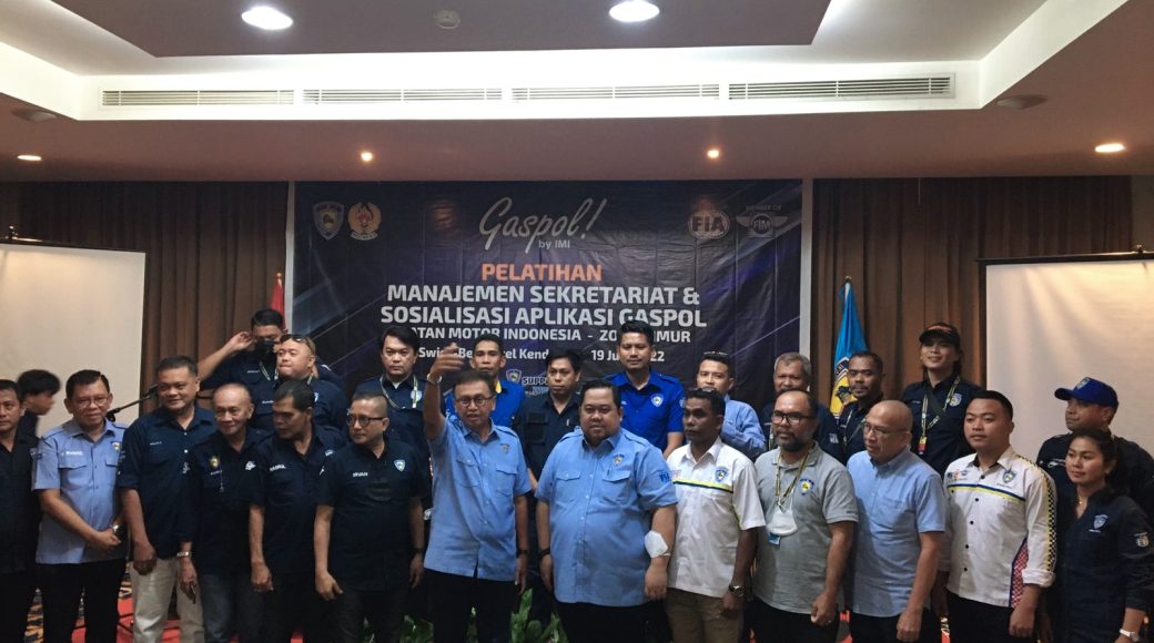 IMI Sultra Tuan Rumah Pelatihan Manajemen Sekretariat dan Sosialisasi Aplikasi Gaspol Zona Timur