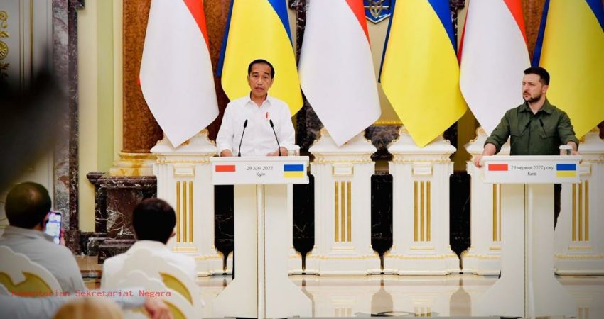 Berkunjung ke Ukraina, Presiden Jokowi: Bentuk Kepedulian Indonesia