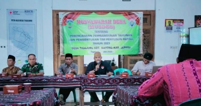 Pemdes Tigajuru Bahas RKPDes 2022, ini Hasilnya