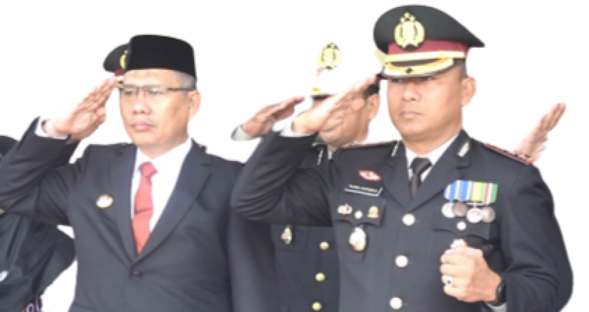 Wali Kota Kendari Ikuti Upacara HUT Bhayangkara Secara Virtual