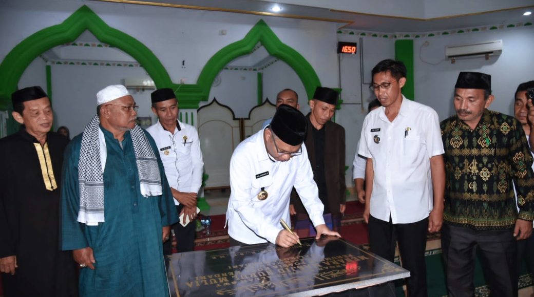 Menara Masjid Nurul Mulia Perumnas Diresmikan Wali Kota Kendari
