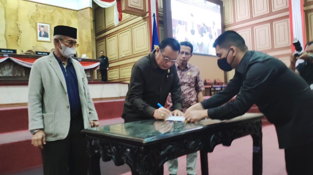 DPRD Setujui Raperda Pertanggungjawaban Pelaksanaan APBD 2021