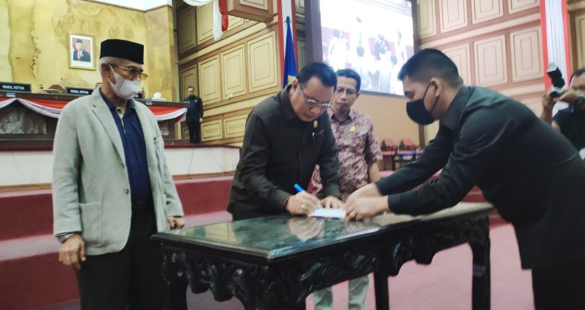 DPRD Setujui Raperda Pertanggungjawaban Pelaksanaan APBD 2021
