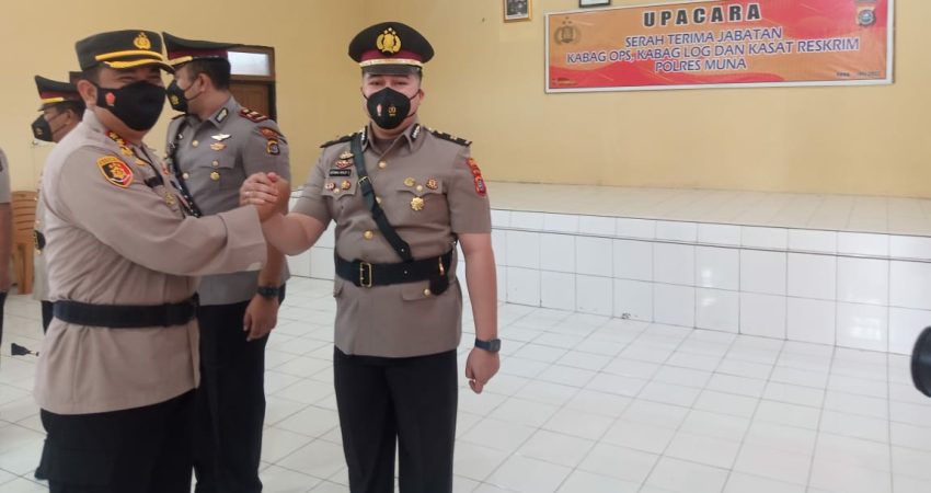 Penyegaran Organisasi, Berikut Daftar Pergantian di Polres Muna