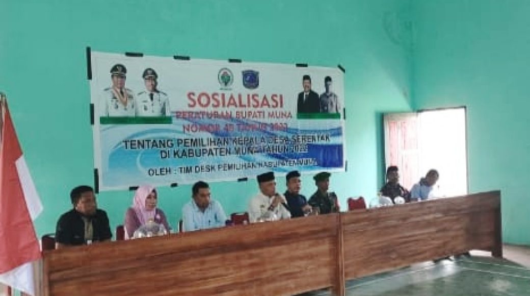 Sosialisasi di Kabawo, Tim Desk Pilkades Paparkan Materi Perbup No 48 Tahun 2022