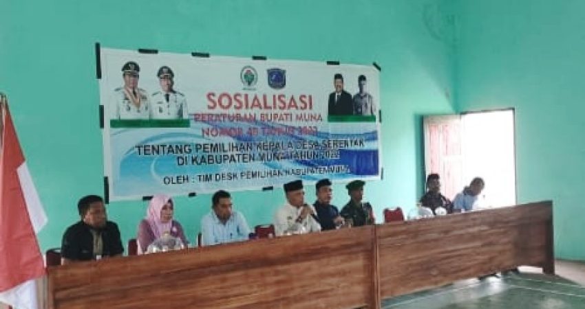 Sosialisasi di Kabawo, Tim Desk Pilkades Paparkan Materi Perbup No 48 Tahun 2022