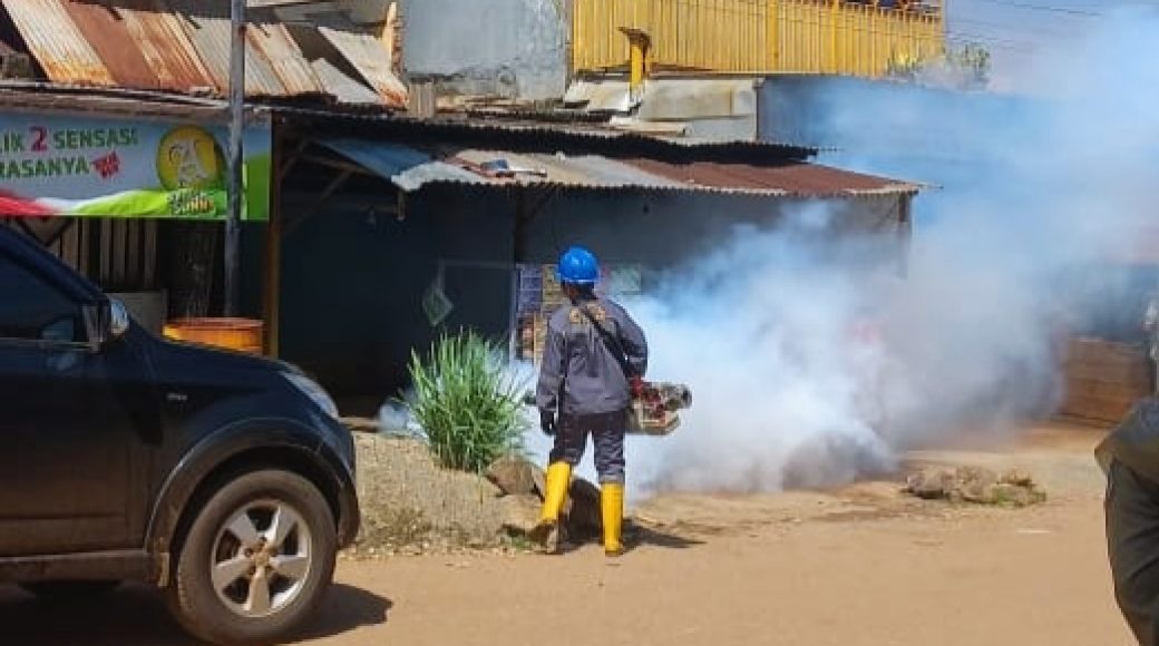 Tekan Penularan DBD, Dinkes Kolaka Gencar Bagikan Abate dan Lakukan Fogging