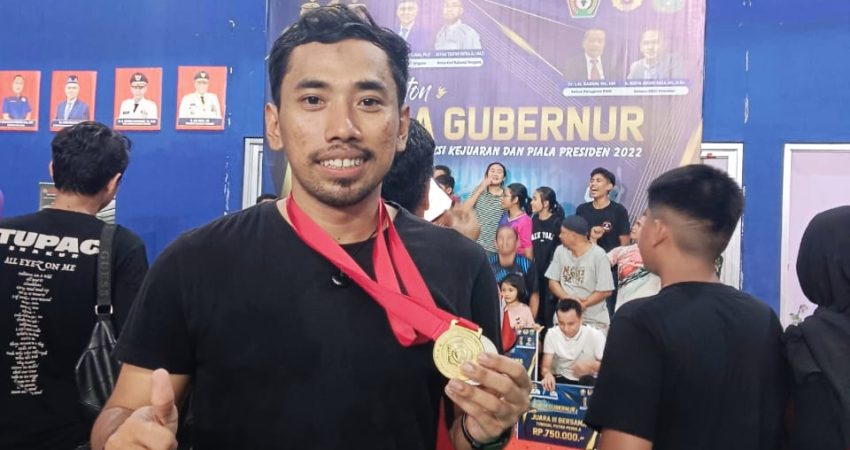 Yoga Sidik Raih Juara Badminton Gubernur Cup 2022