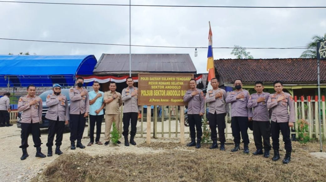 Kapolres Konsel Resmikan Polsubsektor Andoolo Barat