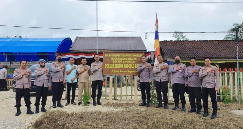 Kapolres Konsel Resmikan Polsubsektor Andoolo Barat