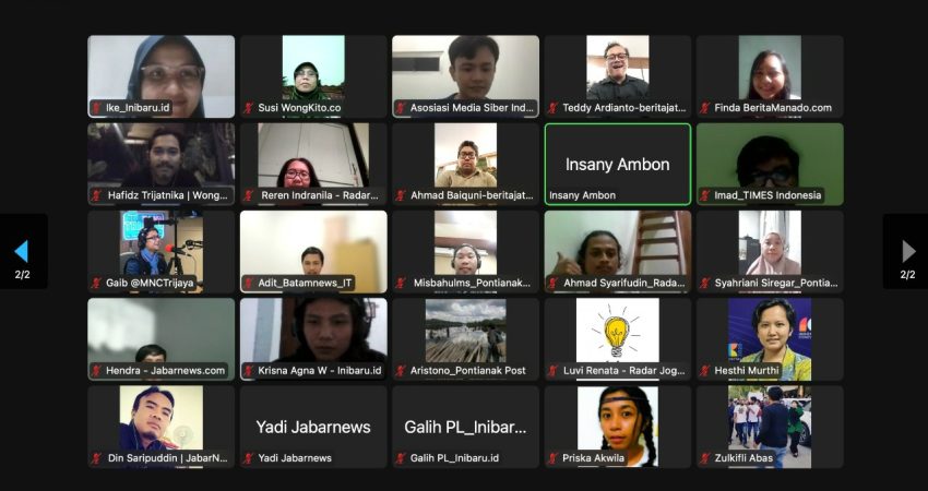 10 Pemimpin Media Online Anggota AMSI Ikuti Pendampingan Pengembangan Media Digital