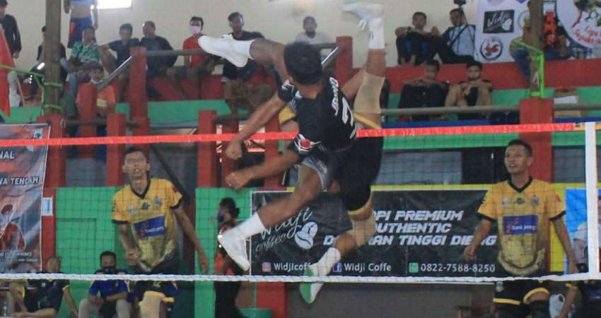 Kejurnas Sepaktakraw Piala Bupati Jepara 2022 Semakin Meraih dengan Ikutnya Daerah Luar Jateng