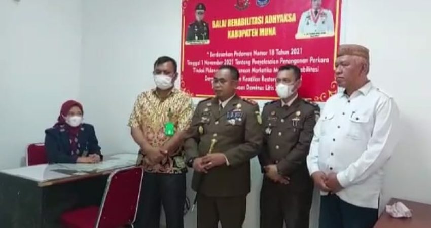 Usai Rumah Restorasi, Kejari Muna Kembali Launching Balai Rehabilitasi Adhyaksa