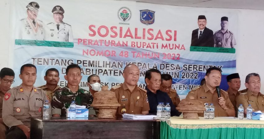 Sosialisasi di Labone, Bupati Muna Persilahkan ASN Maju