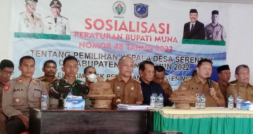 Sosialisasi di Labone, Bupati Muna Persilahkan ASN Maju