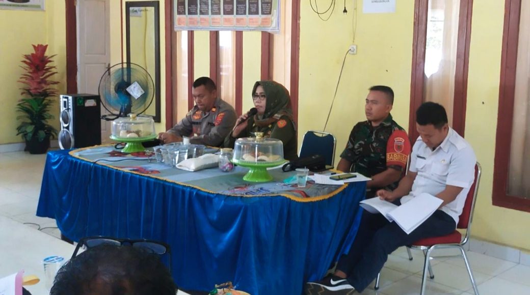 Jelang HUT RI, Camat Pondidaha Gelar Rapat Pemantapan