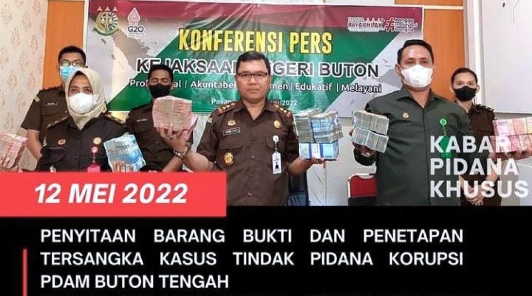FIIH Kepton Minta Kejari Buton Lakukan Penahanan Tersangka Perumdam Oeno Lia Buteng