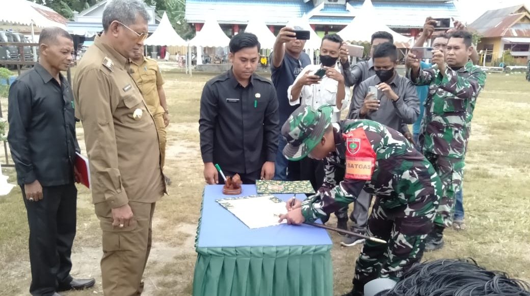 Pj Bupati Buteng Pimpin Upacara TMMD ke -114 Tahun