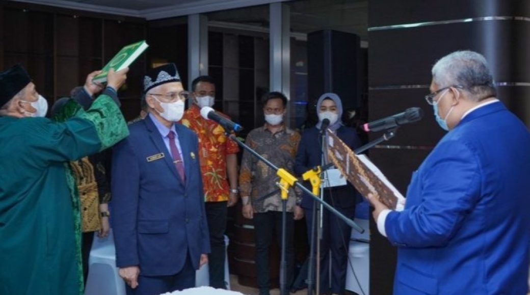 Asrun Lio Kembali Dilantik Sebagai Pj Sekda Sultra