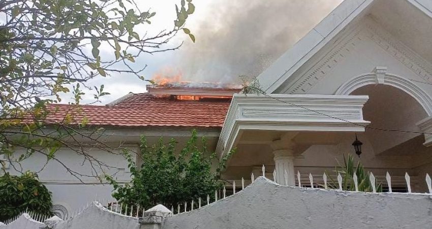 Rumah Kediaman Putri Indonesia 2022 Asal Sultra Terbakar