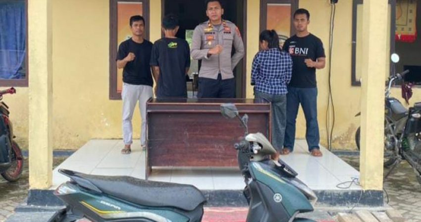 Curanmor, Polsek Moramo Utara Tangkap Pasutri Asal Buton