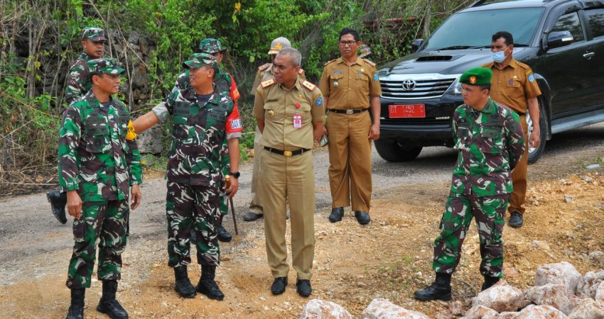Wasev Mabes TNI AD Kunker dan Pantau TMMD di Buteng