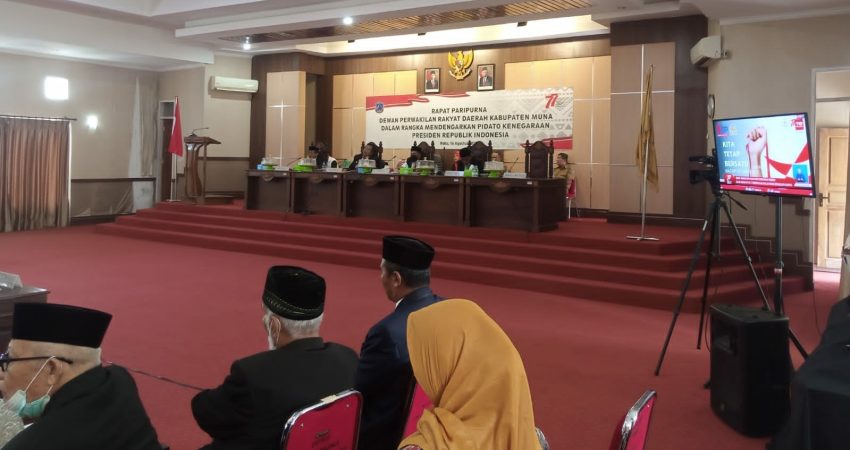 Paripurna Pidato Kenegaraan, Begini Tanggapan Bupati Muna