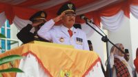 Momentum Upacara HUT Ke-77 Kemerdekaan RI Bupati Konawe Selatan Terlihat "Jomlo"
