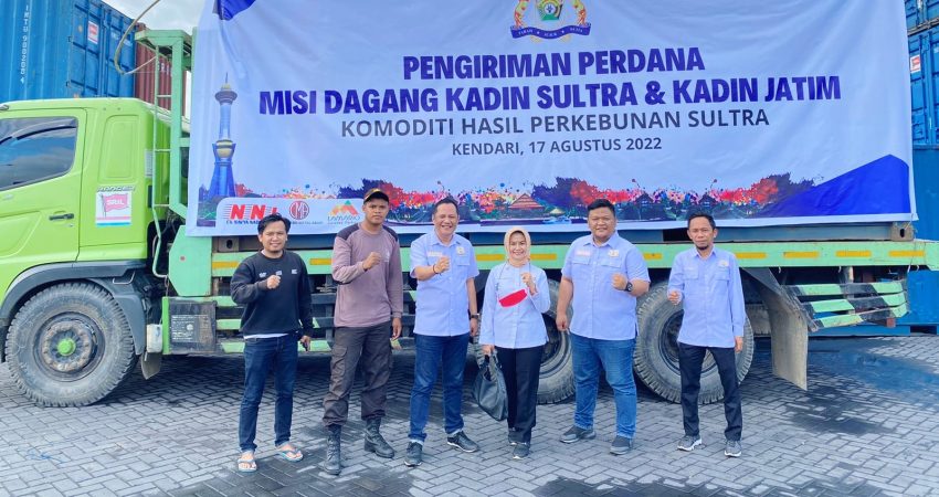 Lanjutkan Misi Dagang, Kadin Sultra Kirim 14 Ton Kopra ke Jatim